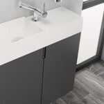 Baño con lavabo pequeño - muebles de baño