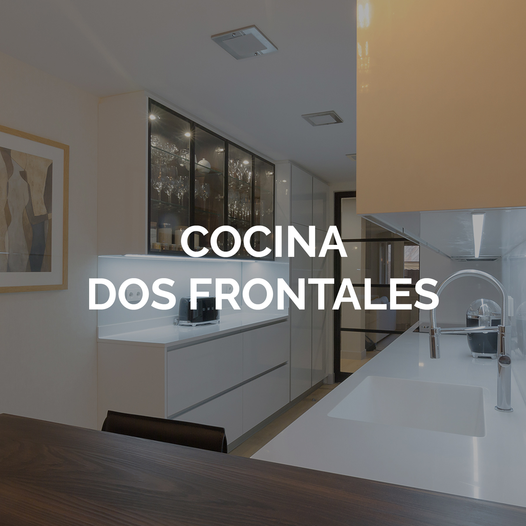 Cocinas con dos frontales