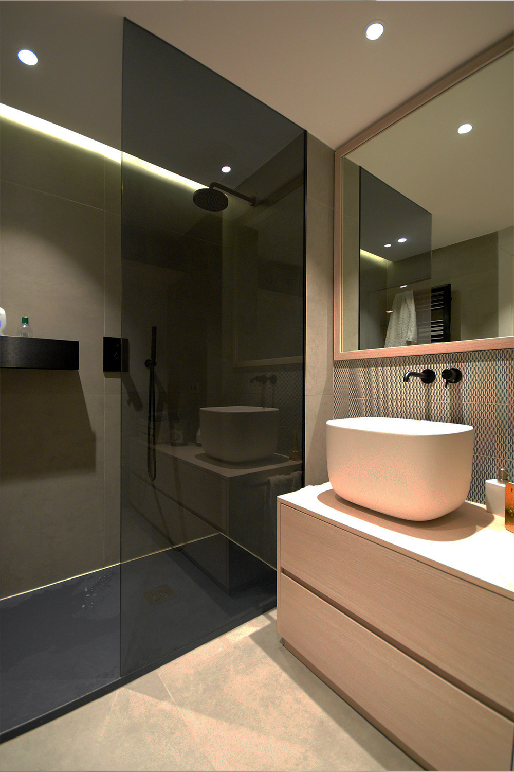 diseño de baño de estilo contemporáneo - baños de estilo contemporáneo