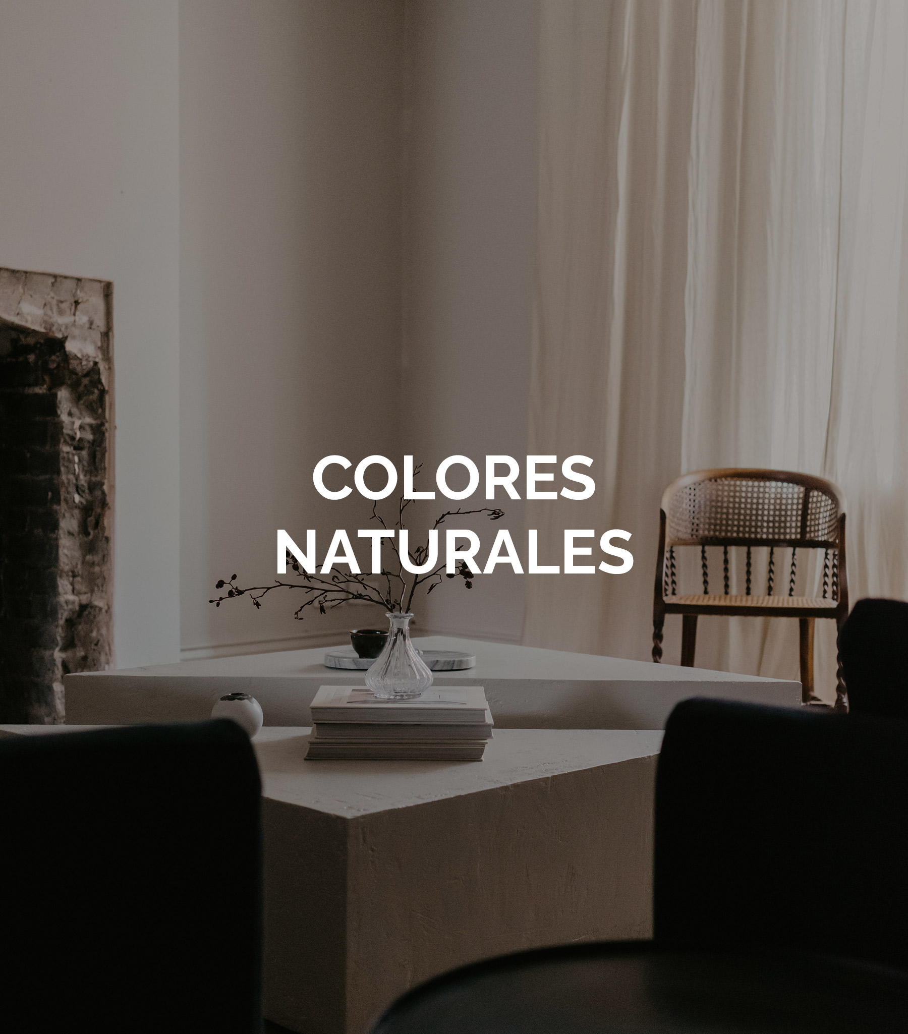 uso de colores naturales para el diseño de interiores