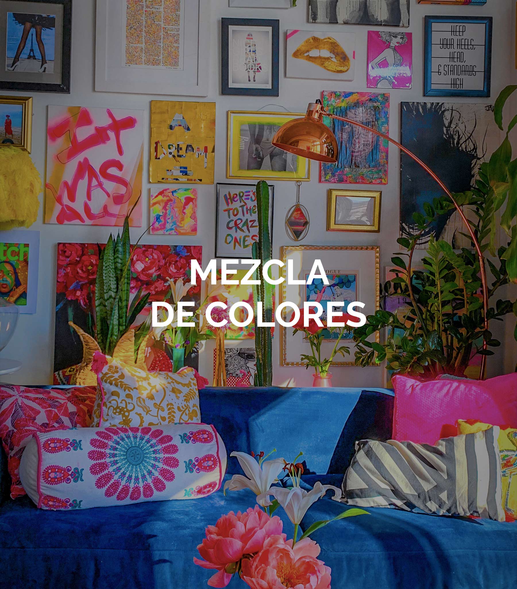 estilo de vida con mezcla de colores