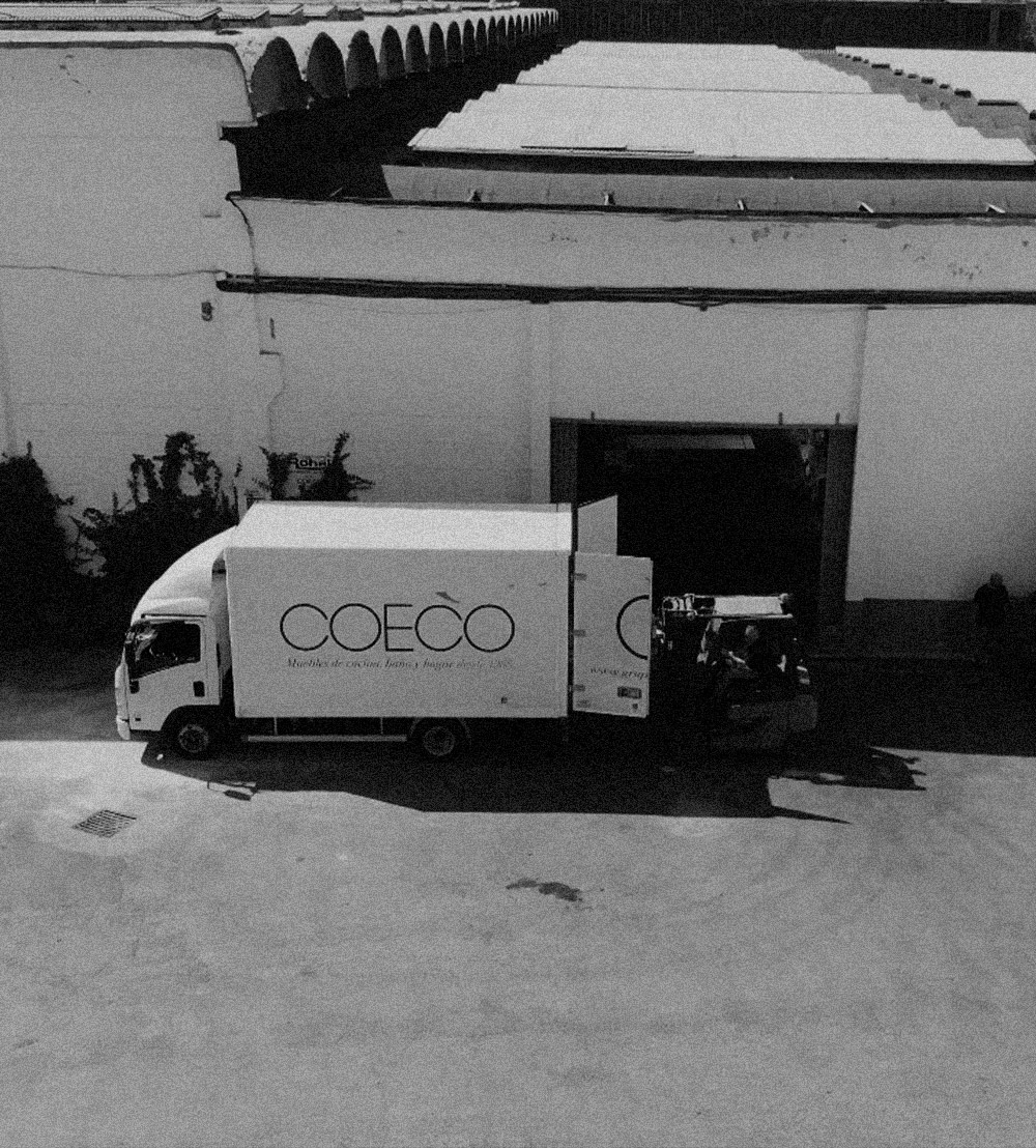 Camión de reparto de Coeco
