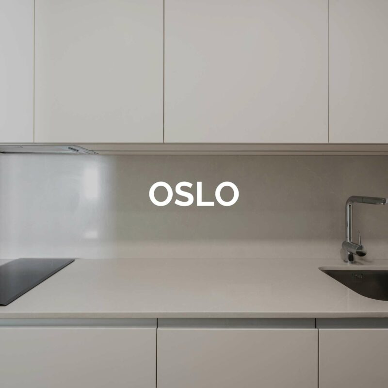 Oslo Cocina lineal con un solo frente en blanco - Grupo coeco cocinas Madrid