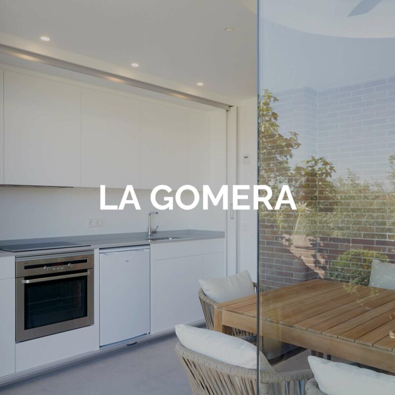 La Gomera Cocina lineal blanca