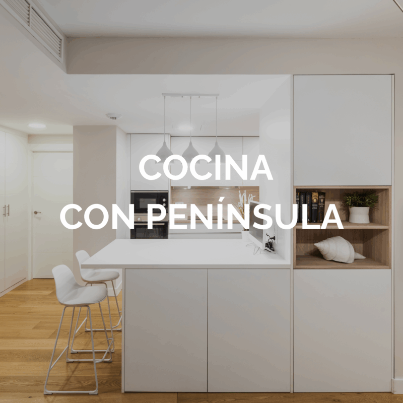 Cocina con península