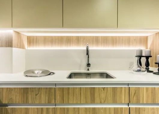 iluminación perfecta de una encimera de cocina