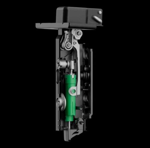 Mecanismo interno de bisagra avanzada para muebles de cocina de lujo en Madrid