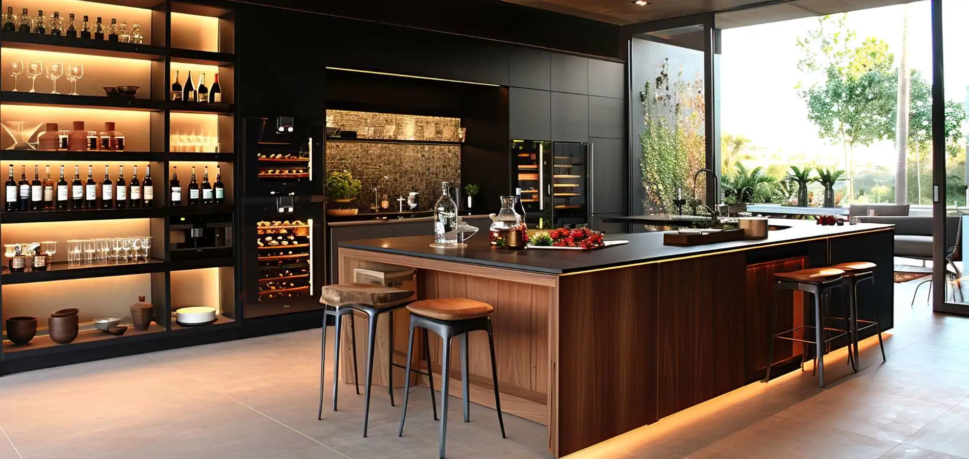 Diseño de cocinas grandes en la comuindad de Madrid